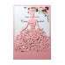 Modern Invitation Cards Beautiful Girl Laser Cut Iridescent Paper 